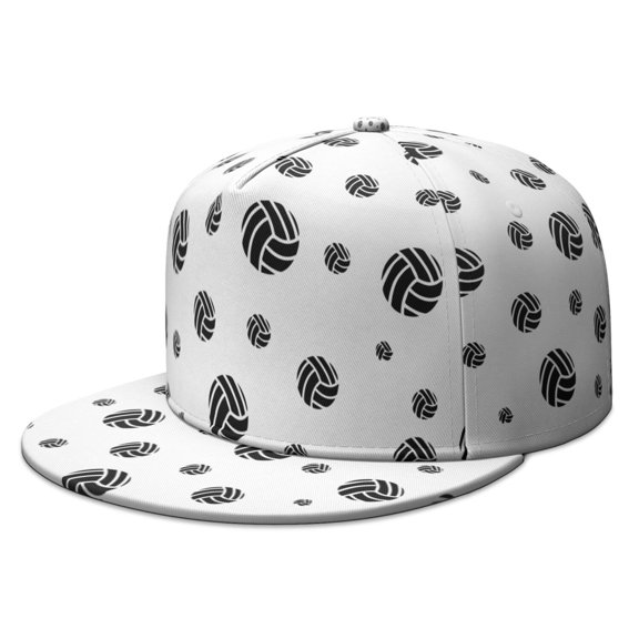 Sports Snapback Hat – Baseball Football Basketball Print Adjustable Cap for Kids Boys Teens, Athlete Training Game Gift