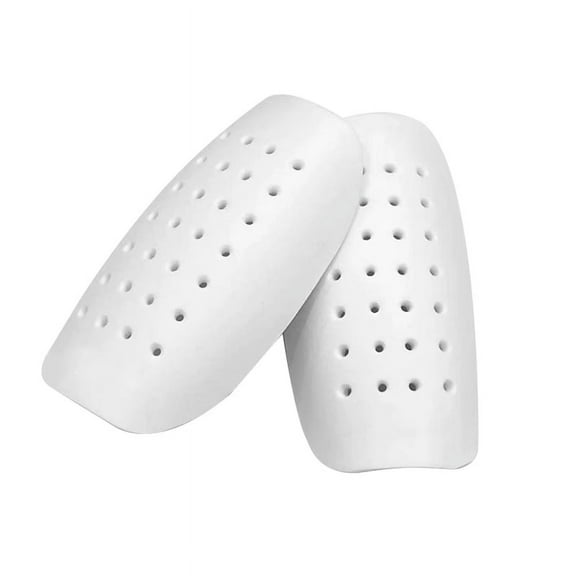 Sports Soccer Shin Pad Leg Support Football Shinguard Pads White L