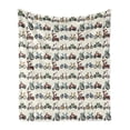 thumbnail image 1 of Sports Soft Flannel Fleece Throw Blanket, Colorful Composition of Bicycles Boys Girls Riding Sports Activity Theme Pattern, Cozy Plush for Indoor and Outdoor Use, 70" x 90", Multicolor, by Ambesonne, 1 of 5