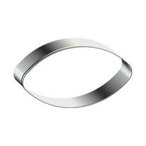 Sports Stainless Football Cookie Cutter, Fondant Cutting Tool for Cake, Football Shape