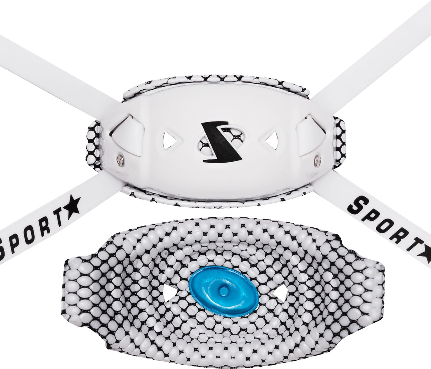 Sports Star Non-Slip Gel Pad Chinstrap Helmet Guard with