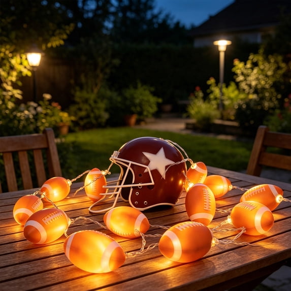 Sports String Lights Battery Powered with 20 40 LED Bulbs for Bedroom Patio Christmas Party Home Decoration Indoor Outdoor