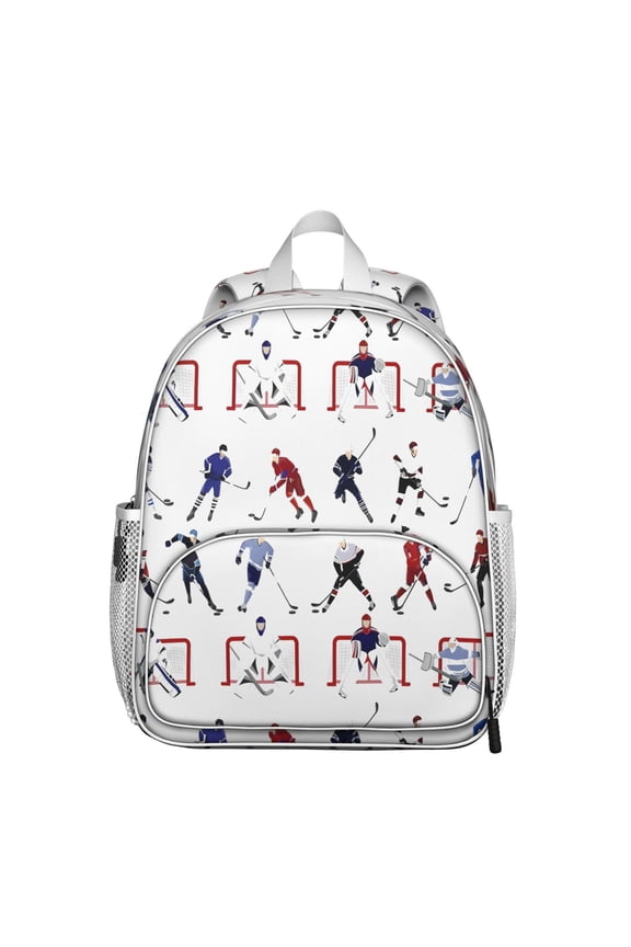 Sports Students Backpack - Football, Baseball, Soccer Print, Lightweight and Adjustable for Students and Teens