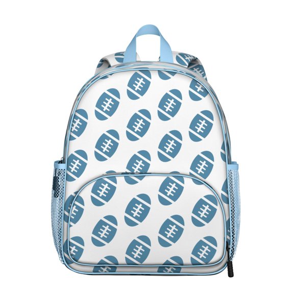 Sports Students Backpack with Basketball and Volleyball Print - Comfortable, Adjustable Straps, Water-Resistant for School Use