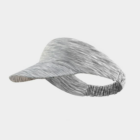 Sports Sun Visor Caps Women Summer Sports Hat Quick Drying Empty Gray