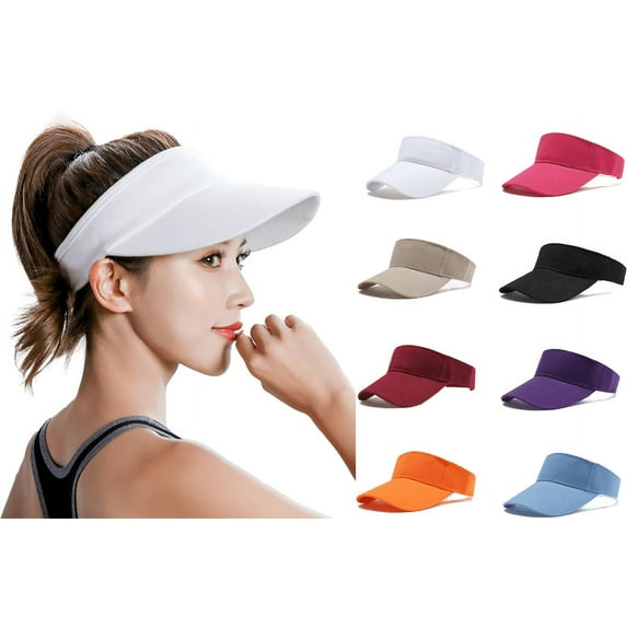 Sports Sun Visor Hat Golf Visors Hat Adjustable Visor Cap Athletic Sun Hat for Men Women
