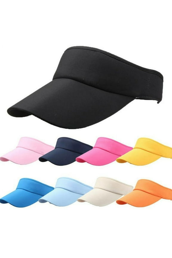 Sports Sun Visor Hat Golf Dalrosia Visors Hat Adjustable Visor Cap Athletic Sun Hat for Men Women