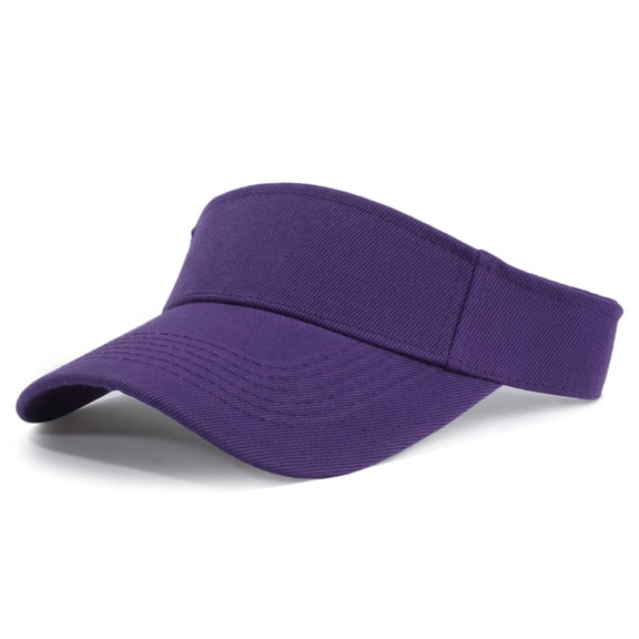 Sports Sun Visor Hats Athletic Visors Hat for Women Men Golf Tennis Cycling Running Dark Purple One Size