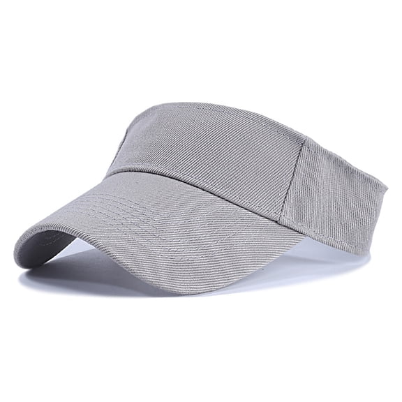 Sports Sun Visor Hats Athletic Visors Hat for Women Men Golf Tennis Cycling Running Gray One Size