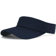 TOP HEADWEAR Sports Visor - Lime Green Adjustable Brushed Cotton Sun Visor For Athletic Wear