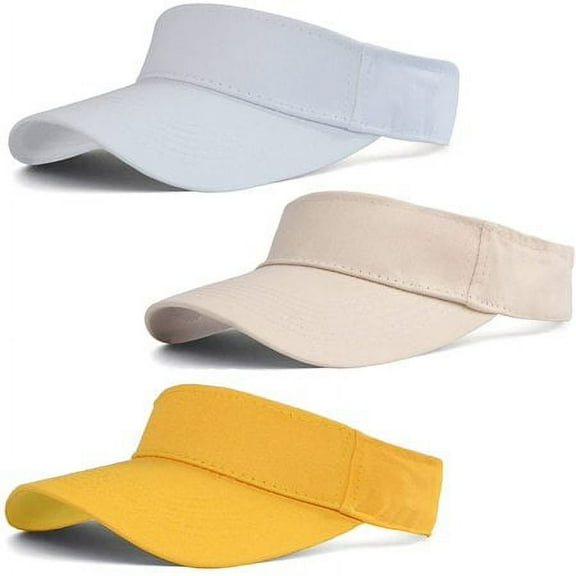 Sports Sun Visor Hats Cotton Twill Ball Adjustable Sun Caps for Men Women