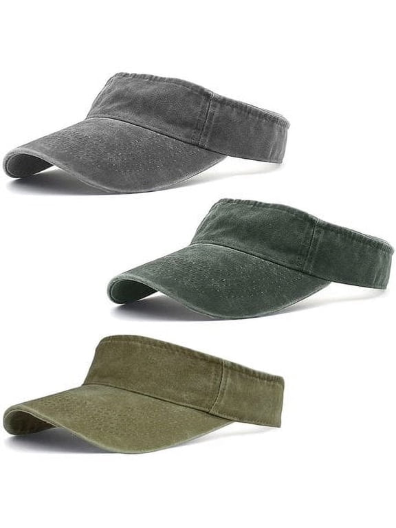 Sports Sun Visor Hats Cotton Twill Ball Adjustable Sun Caps for Men Women