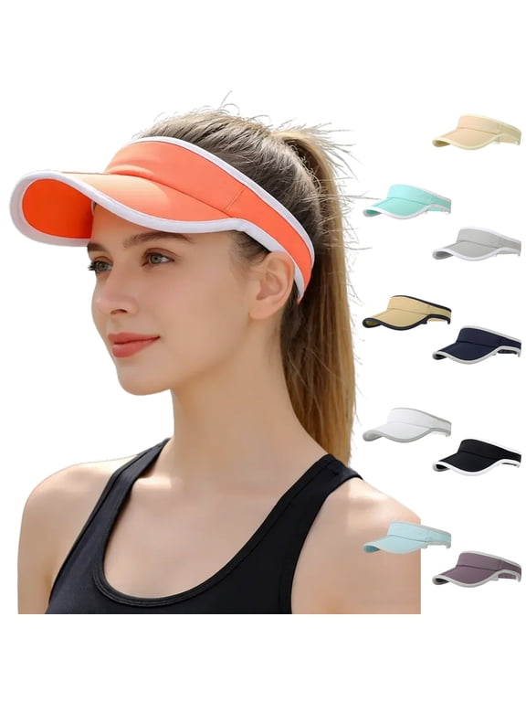 Sports Sun Visor for Women Men, Summer Cooling Stretchy Visors Hats,One Size