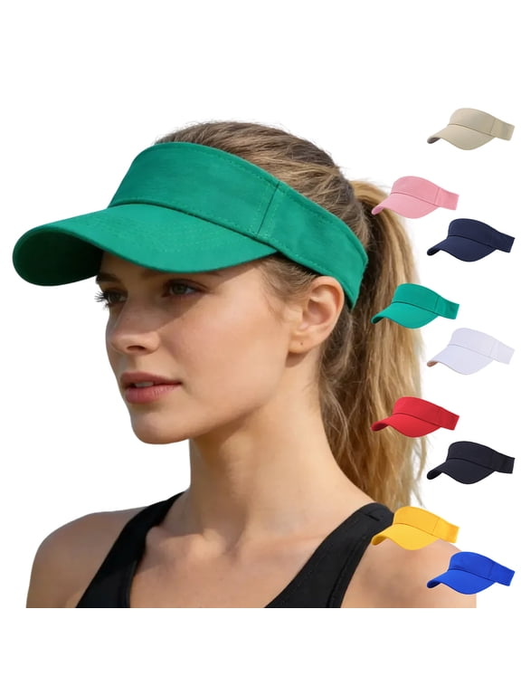 Sports Sun Visor for Women Men, Summer Cooling Stretchy Visors Hats,One Size