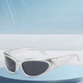 thumbnail image 1 of Sports Sunglasses for Men Women UV400 Protective Wrap Around Sports Sunglasses with Cyber Design Lightweight Oval Frame Eyewear for Driving Fishing Cycling Running, 1 of 3