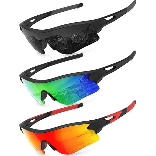 Sports Sunglasses Polarized Sunglasses-Men: Mens Sunglasses with UV400 for Golf Running Fishing
