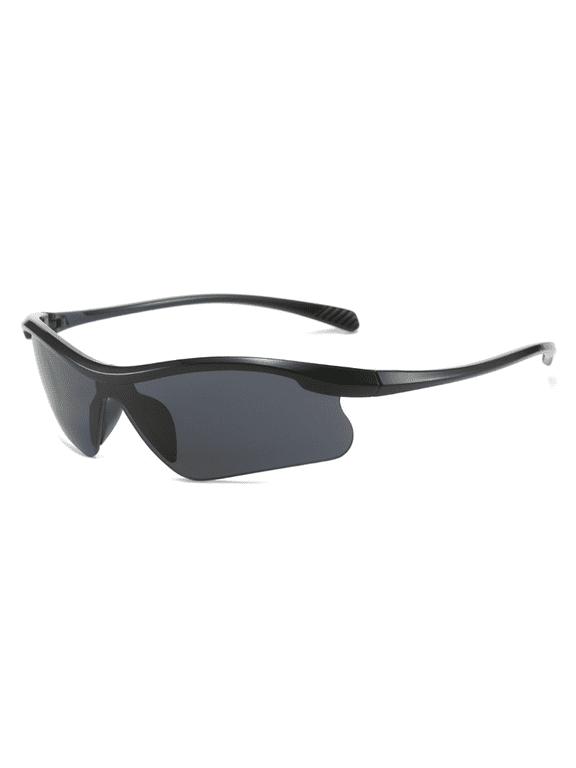 Sports Sunglasses for Men Women Youth, UV400 Protection Warp Around Goggles for Cycling Running Biking Motorcycle Fishing, Non-Slip Grips Sun Glasses