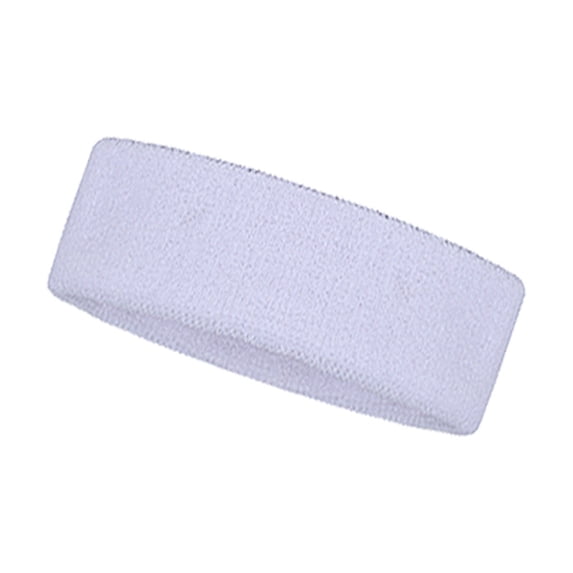 Sports Sweat Headband Moisture Wicking Athletic Hair Band Soft Knit Elastic Non Slip Workout Headwear For Running Gym Fitness Yoga 2.0x7.1 Inches