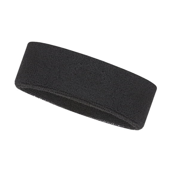 Sports Sweat Headband Moisture Wicking Athletic Hair Band Soft Knit Elastic Non Slip Workout Headwear For Running Gym Fitness Yoga 2.0x7.1 Inches