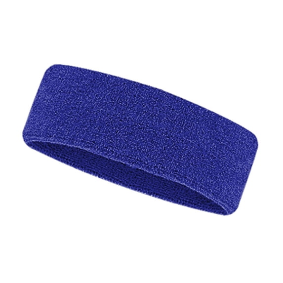Sports Sweat Headband Moisture Wicking Athletic Hair Band Soft Knit Elastic Non Workout Headwear For Running Gym Fitness Yoga 2.0x7.1 Inches