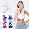 thumbnail image 1 of Sports Sweat Towel 32x110cm, High Density Microfiber, Fast Drying & Ultra Absorbent, Extra Long Cooling Design, Outdoor Sweat Towel for Gym Workout Running by Velmuse, 1 of 7