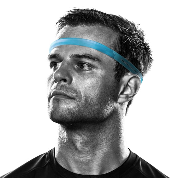 Sports Sweatband Blue / Chill One Size For Cycling Gym Work