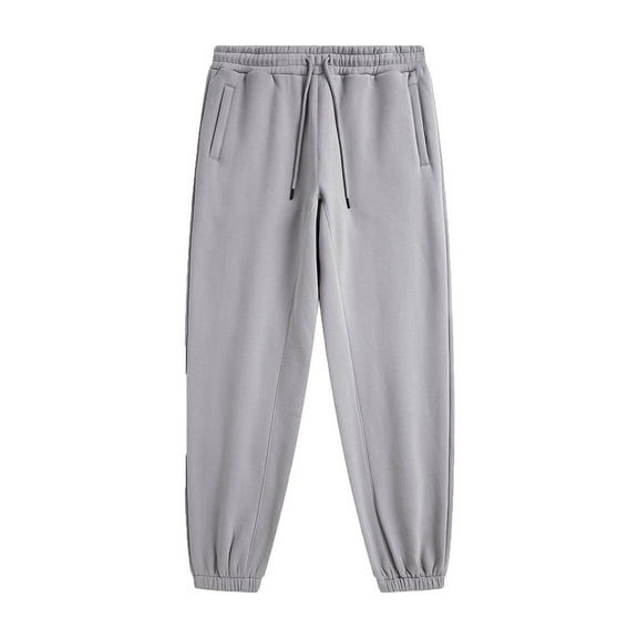 Sports Sweatpants for Mens Fashion Plus Size Solid Color Casual Ankle Drawstring Pants Full Length Pants Up to 65% off!