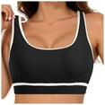 thumbnail image 1 of Sports Swim Bra Bikini Tops for Women Classic Bathing Suits Top with Padded Crop Swimsuit, 1 of 6