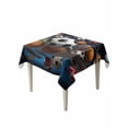 thumbnail image 1 of Sports Table Cloth, Football Basketball Baseball Ball Games Waterproof Tablecloth for Square Tables, Reusable Washable Fabric Table Cover for Restaurant Kitchen Dining Tables 54"x54", 1 of 6