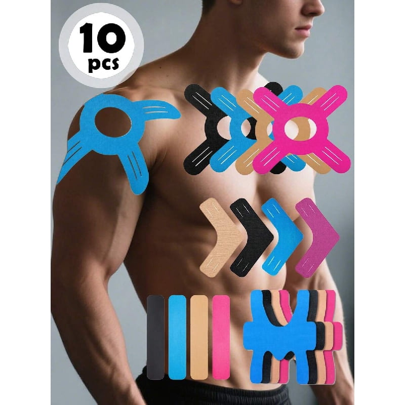 Sports Tape - Waterproof Breathable, Elastic Muscle Support Strips, For ...