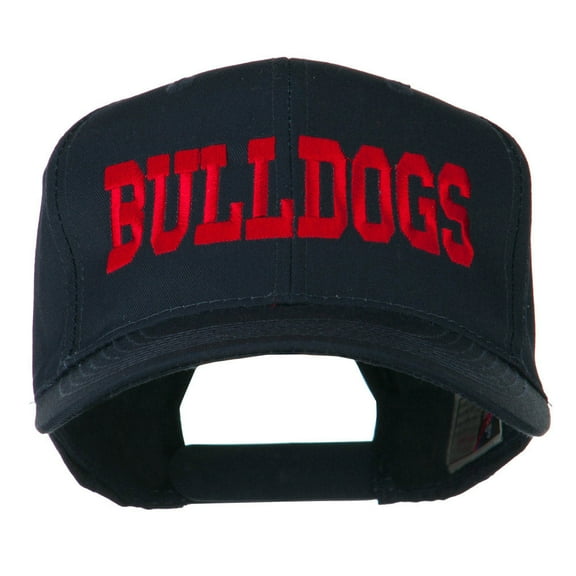 Sports Team Bulldogs Embroidered Cap - Navy OSFM