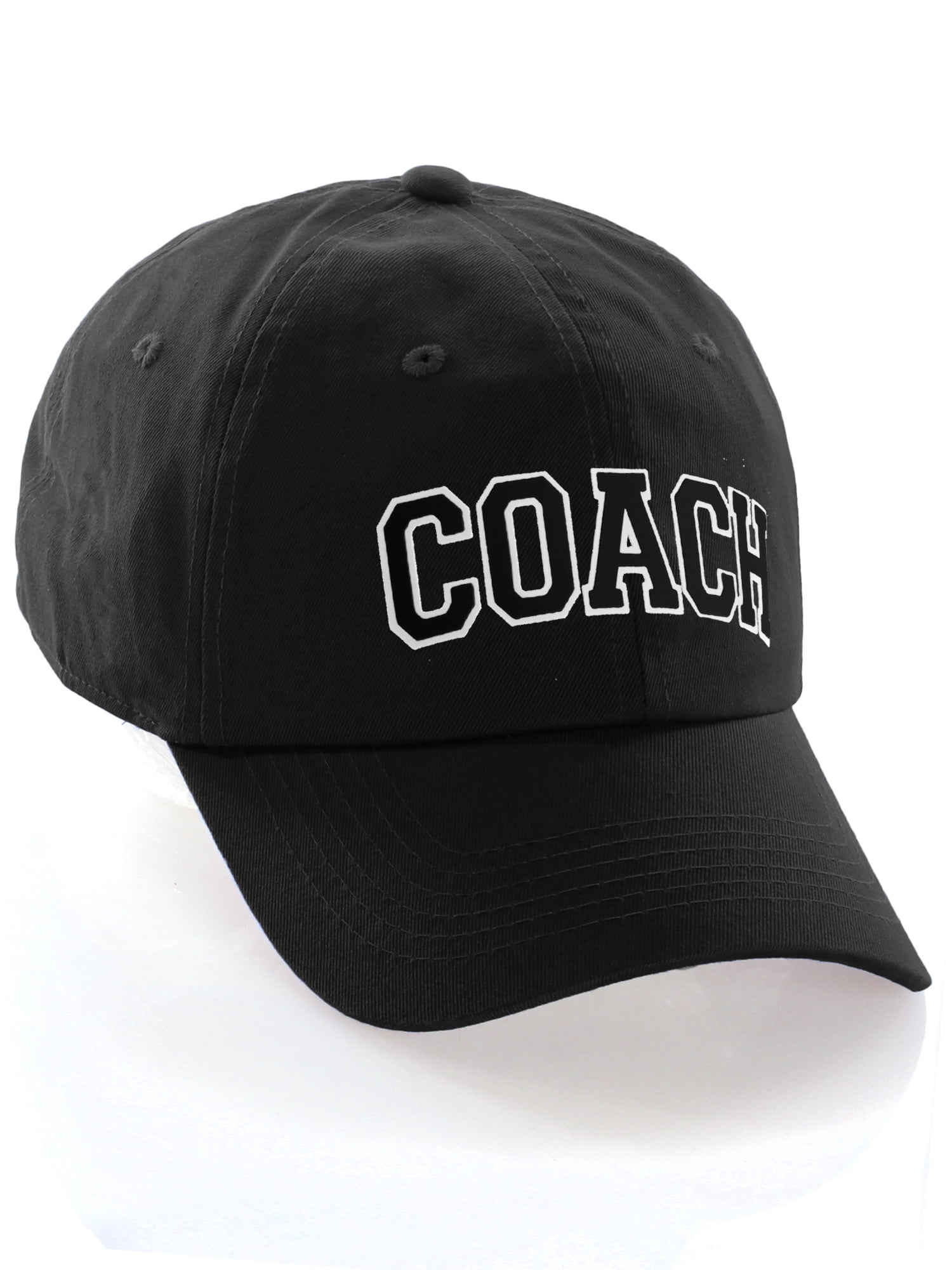 NWT COACH Black Embossed Logo Baseball Cap COACH Signature Nylon Baseball Cap - Black | Editorialist main image 2