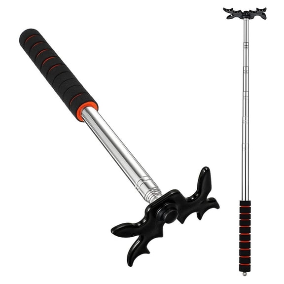 Telescopic Shaped Pole Bridge with Head for Sports - Aluminum Bridge Head Lightweight and for Outdoor Play