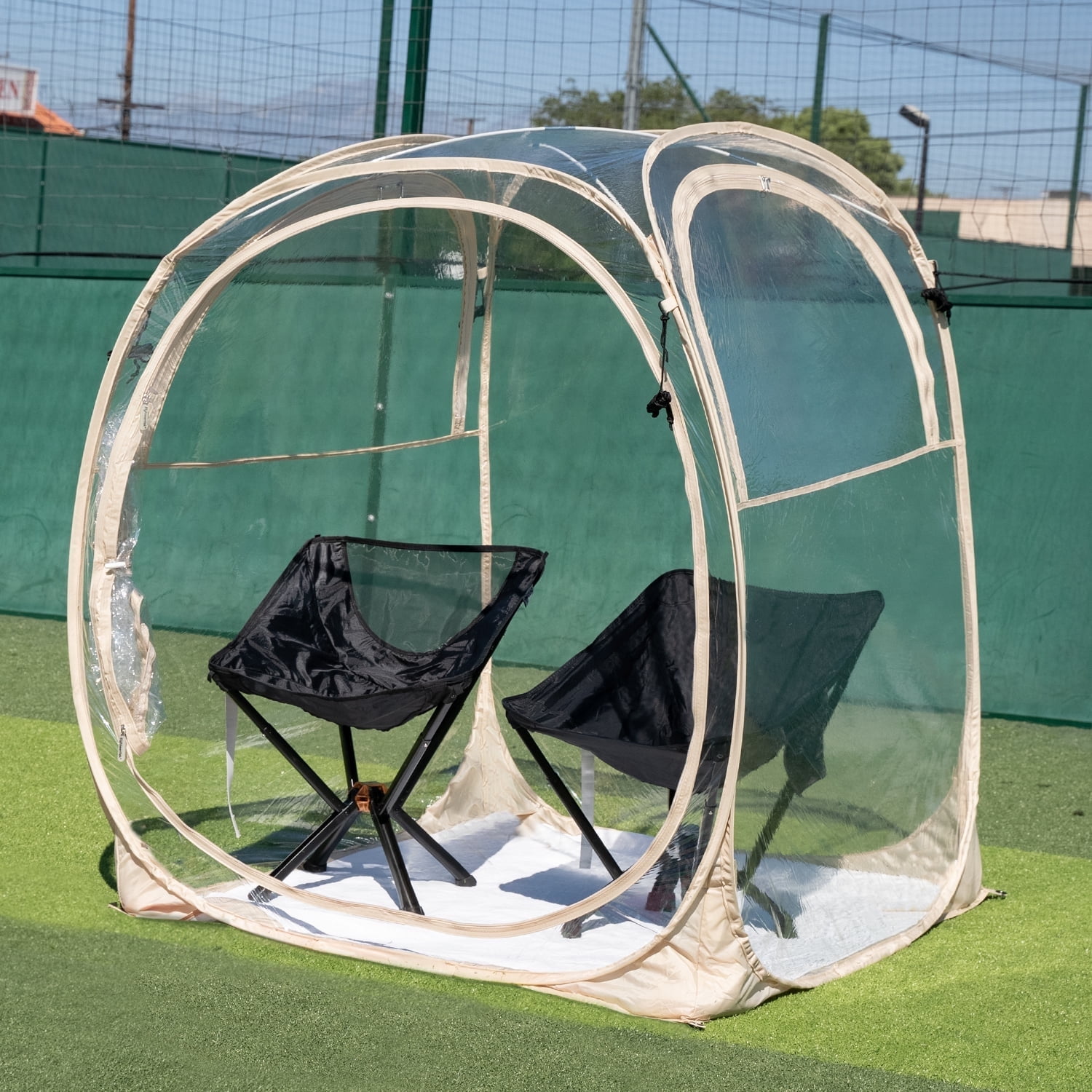 Alvantor 2-Person Pop-Up Bubble Tent with Hooks