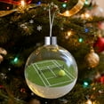 thumbnail image 1 of Sports Theme Christmas Ball Ornaments - Assorted Sports Balls Decor for Christmas Tree, Festive Ornaments for Sports Fans, Home Party Decorations, Shatterproof Sports Themed Baubles, 3.15*3.15in, C, 1 of 6