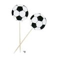 thumbnail image 1 of Sports Theme Football Party Disposable Tableware - Paper Cups, Straw & Cupcake Toppers, for Indoor Outdoor, 1 of 6