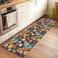 thumbnail image 1 of Sports Theme Runner Rugs 2x6 ft Basketball Rugby Baseball Football Washable Hallway Rugs Non-Slip Floor Mats Absorbent Carpet Bedside Runners for Bedroom Kitchen Bathroom Laundry Room, 1 of 9