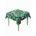 thumbnail image 1 of Sports Theme Table Cloth, Funny Abstract Football Rugby Basketball Waterproof Tablecloth for Square Tables, Reusable Washable Fabric Table Cover for Restaurant Kitchen Dining Tables 54"x54", 1 of 6