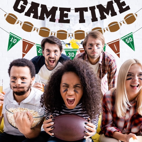 Sports Theme Triangular Pennant Banner for Party Decorations, Bedroom, Office, Window, Festive Events