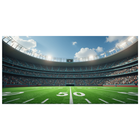 Sports Themed Backdrop Banner for Stadium Events Game Day Celebrations Fan Gatherings Photography Props Decorations