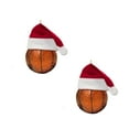 thumbnail image 1 of Sports Themed Christmas Ornament Hanging Decor for Tree - Football and Basketball Design Festive Holiday Decoration for Sports Fans, Home and Office Party Decorations, 1 of 4