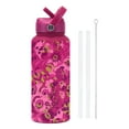 thumbnail image 1 of Sports-Themed Insulated Water Bottle with Straw Lid, 32 oz Durable Stainless Steel, Leak-Proof, BPA-Free, 1 of 4