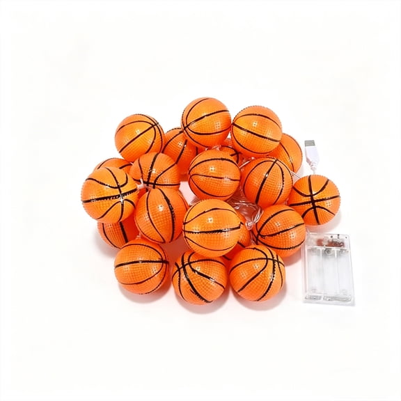 Sports Themed LED String Lights – Colorful Indoor & Outdoor Party Decor, Wedding, Home, Patio, Festive & Holiday Celebration Lighting