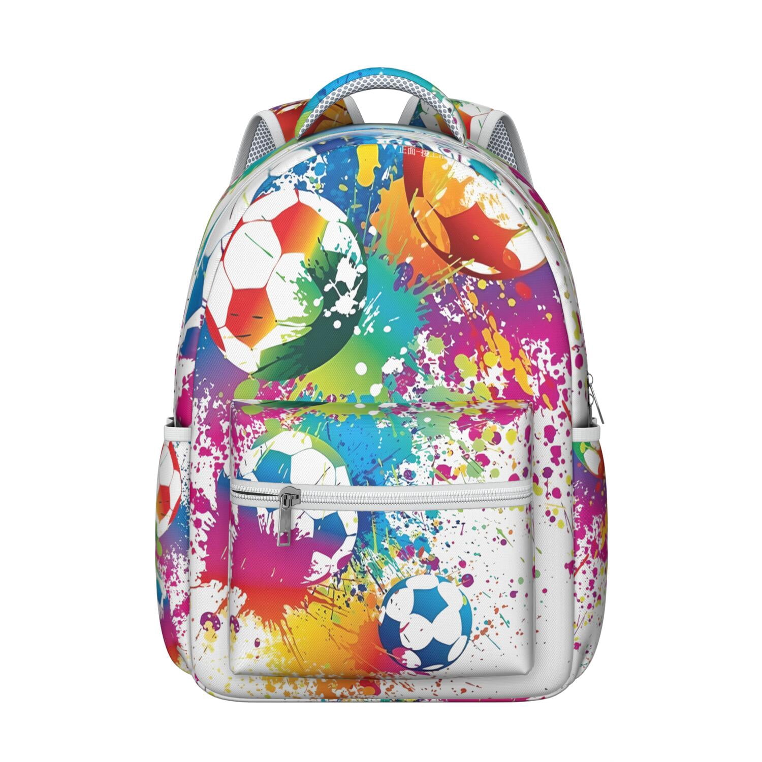Sports-Themed School Backpack - Lightweight & Waterproof Bookbag for Tennis & Golf