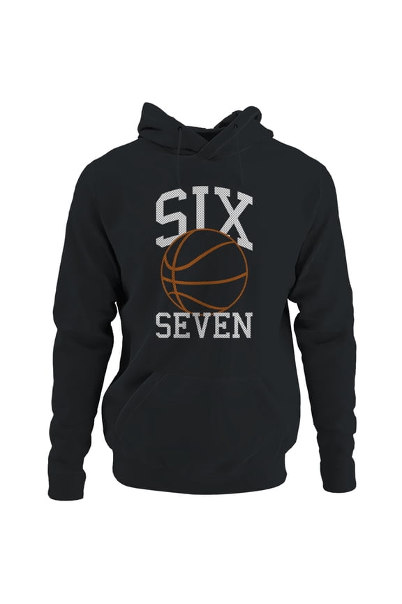 Sports-Themed "Six Seven" Graphic Women's Hoodie