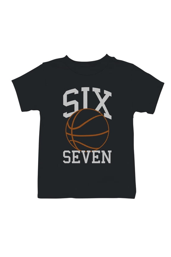 Sports-Themed "Six Seven" Graphic Youth's T-shirt
