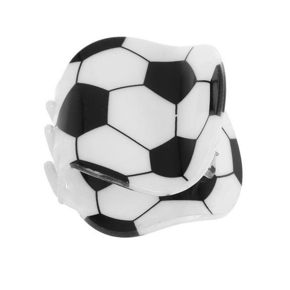 Soccer Hair Claw Clips for Acrylic Grip at Back of Head 1.5 inch