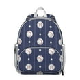 thumbnail image 1 of Sports-Themed Students Backpack with Baseball and Softball Prints - Lightweight and Water-Repellent for Students and Teens, 1 of 6