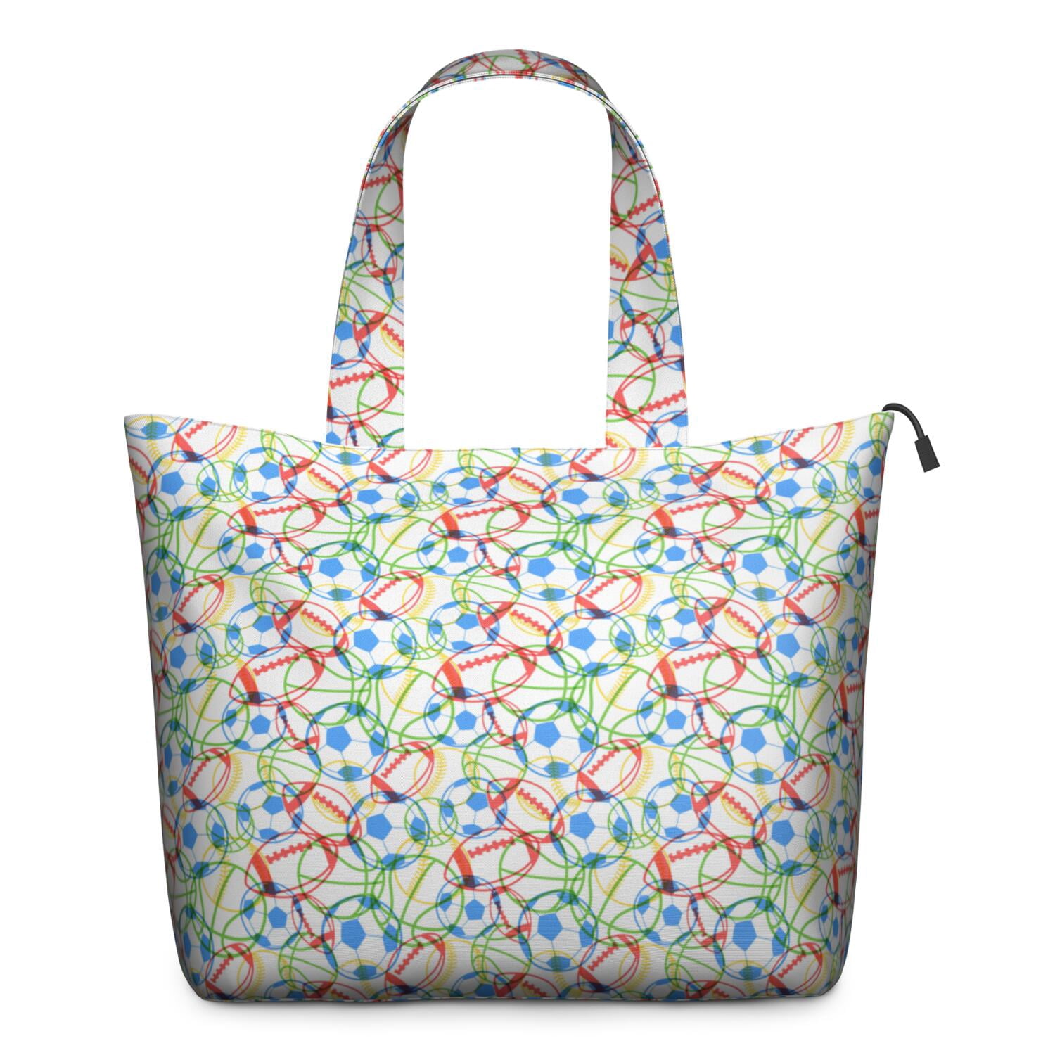 Travel Tote Bag Featuring Fresh Cherry Sweet Red Prints Large