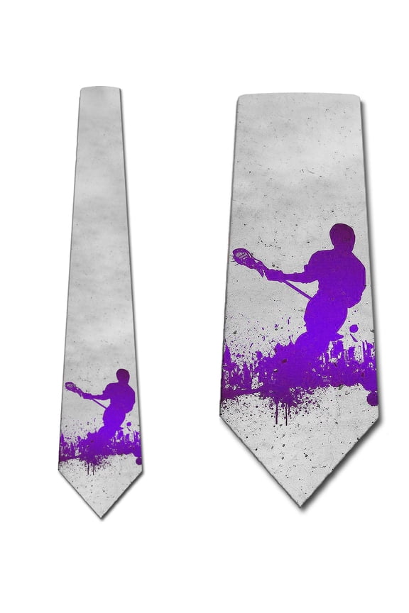 Sports Ties Mens Lacrosse Neckties Soccer Tie Hockey Necktie Football Ties by Three Rooker